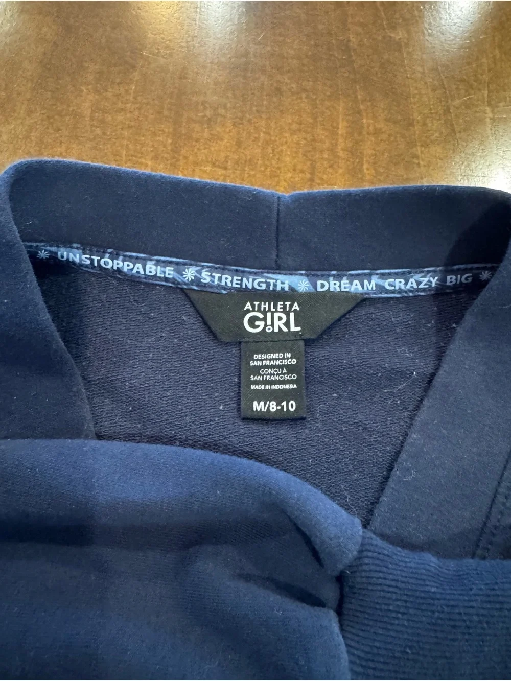 Athleta Navy Blue Kids Matching Set - Jacket and Skort